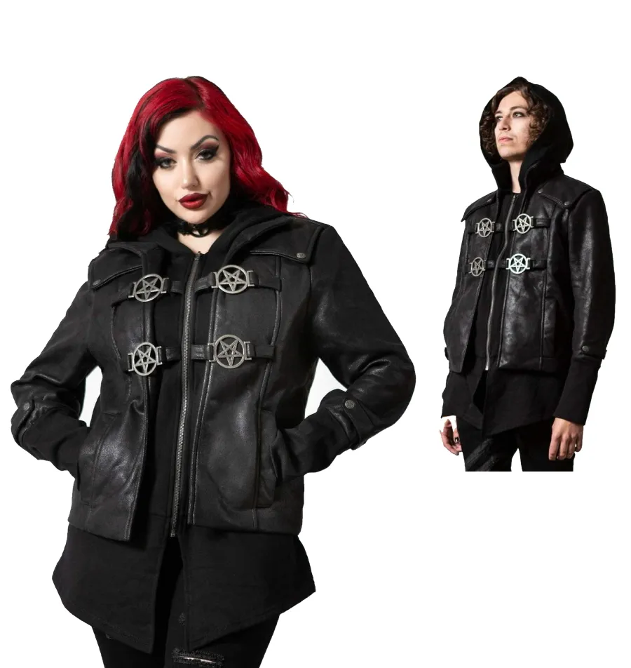Veste gothique unisexe KILLSTAR 'Faustus' à capuche